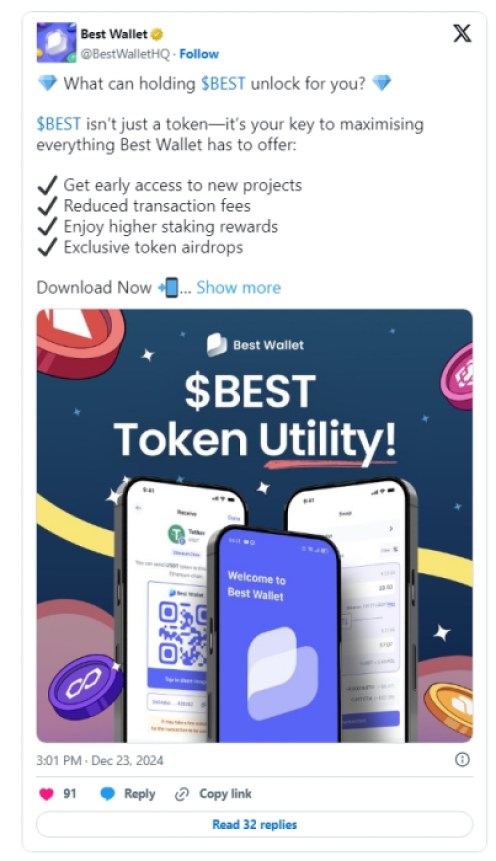 Best Wallet on X